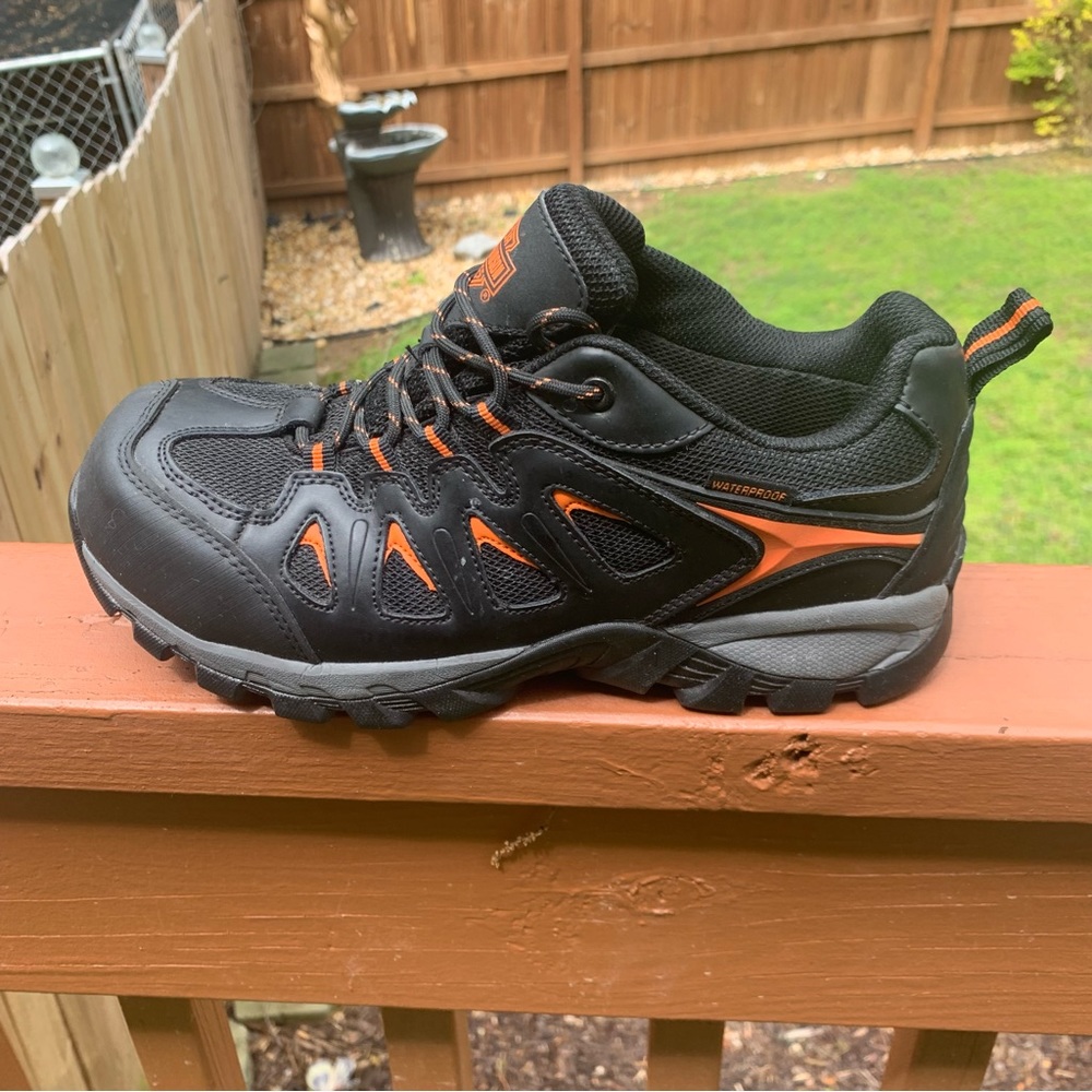 Men's Harley Davidson Composite Toe Eastfield WP Metal Free Work Shoe D93327 - Picture 8 of 16